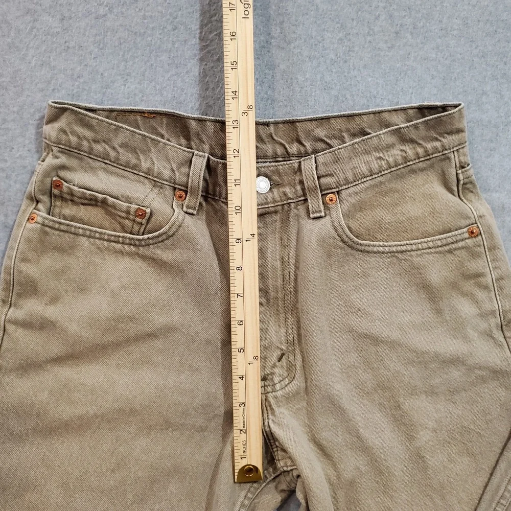 Vintage Levi's Men's 550 Khaki Jeans W33xL33 Straight Leg '98‎ USA Made